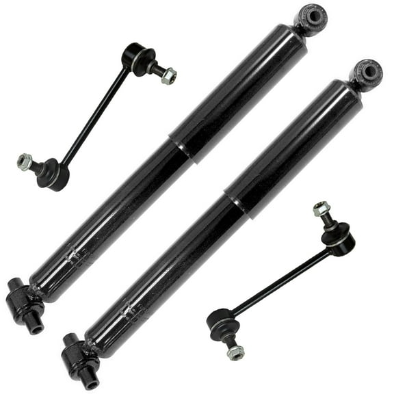 Detroit Axle - Rear Shock Absorbers Sway Bars for Acura 2007-2013 MDX ZDX, 2008 2009 2010 2011 2012 Shock Absorbers Assembly Sway Bar End Links Replacement [without Electronic Adjustable Suspension]
