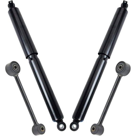 Detroit Axle - Rear Shock Absorbers + Sway Bars Replacement for Chevrolet Blazer GMC Jimmy Oldsmobile Bravada [4-Door Models] - 4pc Set Fits select: 2001 GMC JIMMY LUXURY