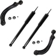 thumbnail image 1 of Detroit Axle - Rear Shock Absorbers + Upper Control Arms Replacement for 2000-2011 Ford Focus (Excludes Wagon or SVT; Excludes ST or RS) - 4pc Set, 1 of 2
