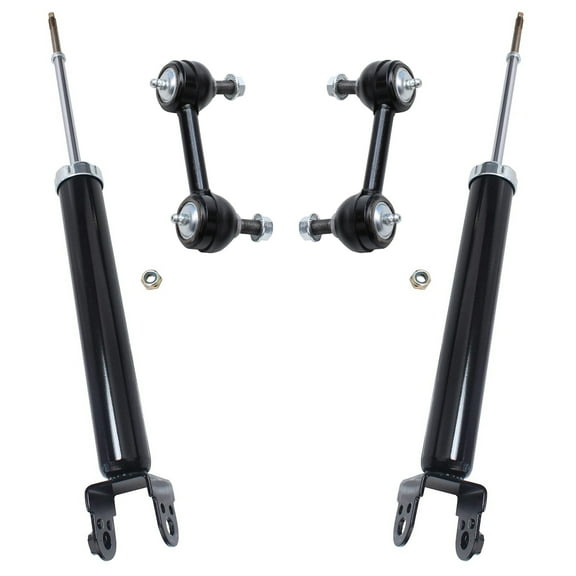 Detroit Axle - Rear Shock Absorbers for 2002-2006 Nissan Altima 2003 2004 2005, 2 Rear Shocks Pair, 2 Rear Sway Bars Replacement