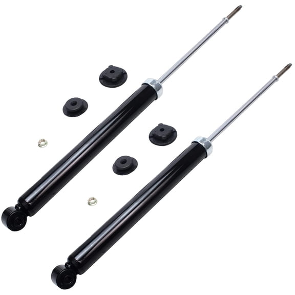 Detroit Axle - Rear Shock Absorbers for 2006-2014 Toyota Yaris, 2 Complete Shock Absorbers Assembly 2007 2008 2009 2010 2011 2012 2013 Replacement
