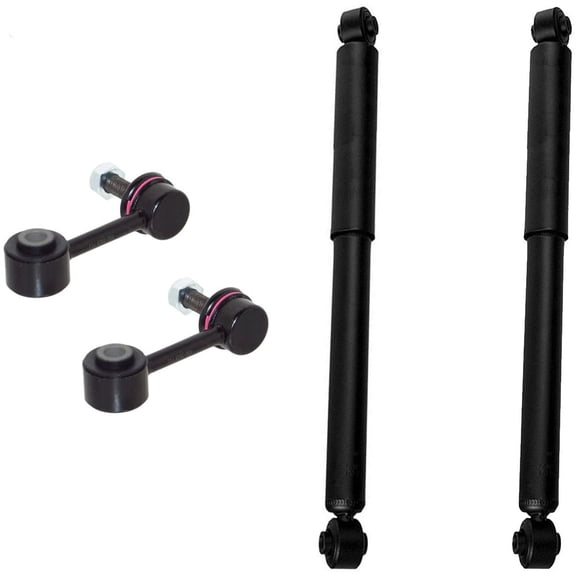 Detroit Axle - Rear Shocks Sway Bars Replacement for Ford Fusion Lincoln MKZ Zephyr Mercury Milan - 4pc Set Fits select: 2006-2011 MERCURY MILAN PREMIER