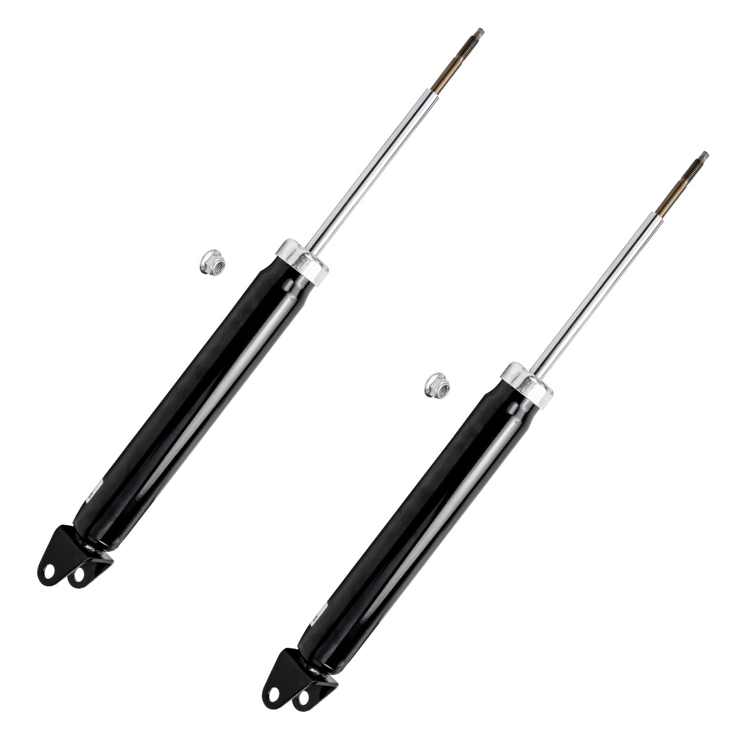 Detroit Axle - Rear Shocks for 1997-2002 Lincoln Continental 2 Shock Absorbers Assembly 1998 1999 2000 2001 Replacement [w/o Electronic Suspension]