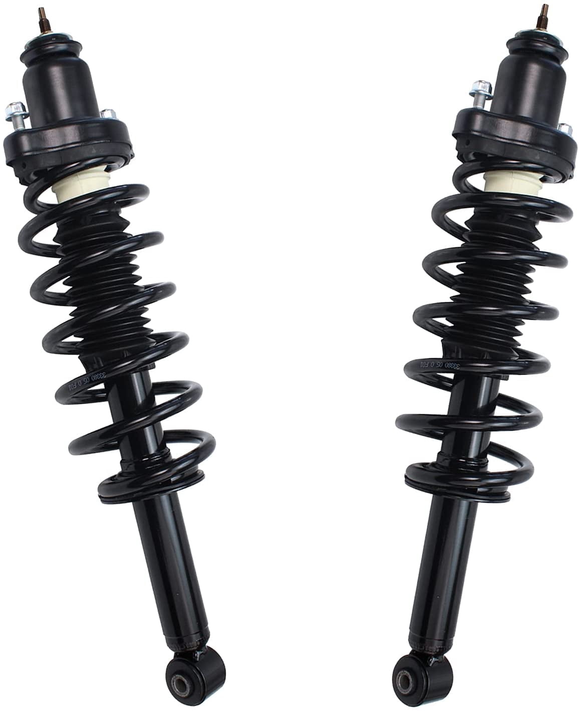 Detroit Axle - Rear Struts for 2011-2014 Chrysler 200, 2007-2010 Sebring, 2008-2014 Dodge Avenger, Complete 2 Struts with Coil Spring Replacement Ready Strut Shocks Assembly