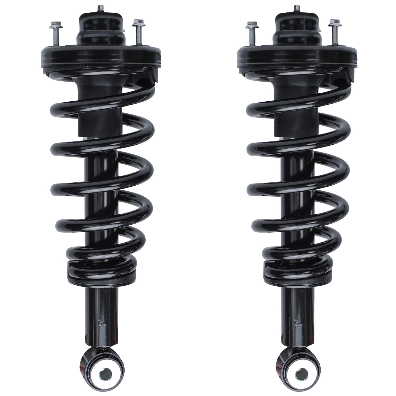 Detroit Axle - Rear Struts for 2007-2013 Ford Expedition Lincoln Navigator [w/o Electronic Suspension] Complete Struts with Coil Spring 2008 2009 2010 2011 2012 Replacement Ready Struts Assembly