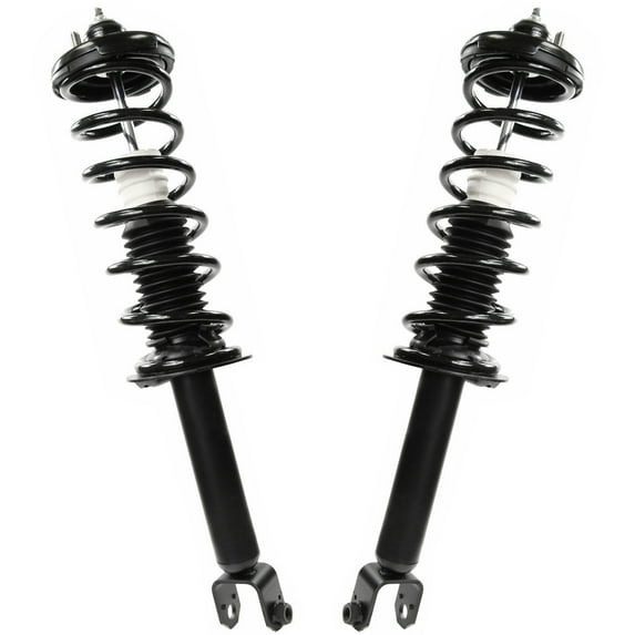 Detroit Axle - Rear Struts for Acura TSX 2009 2010 2011 2012, Struts with Coil Spring Complete Struts Assembly Replacement