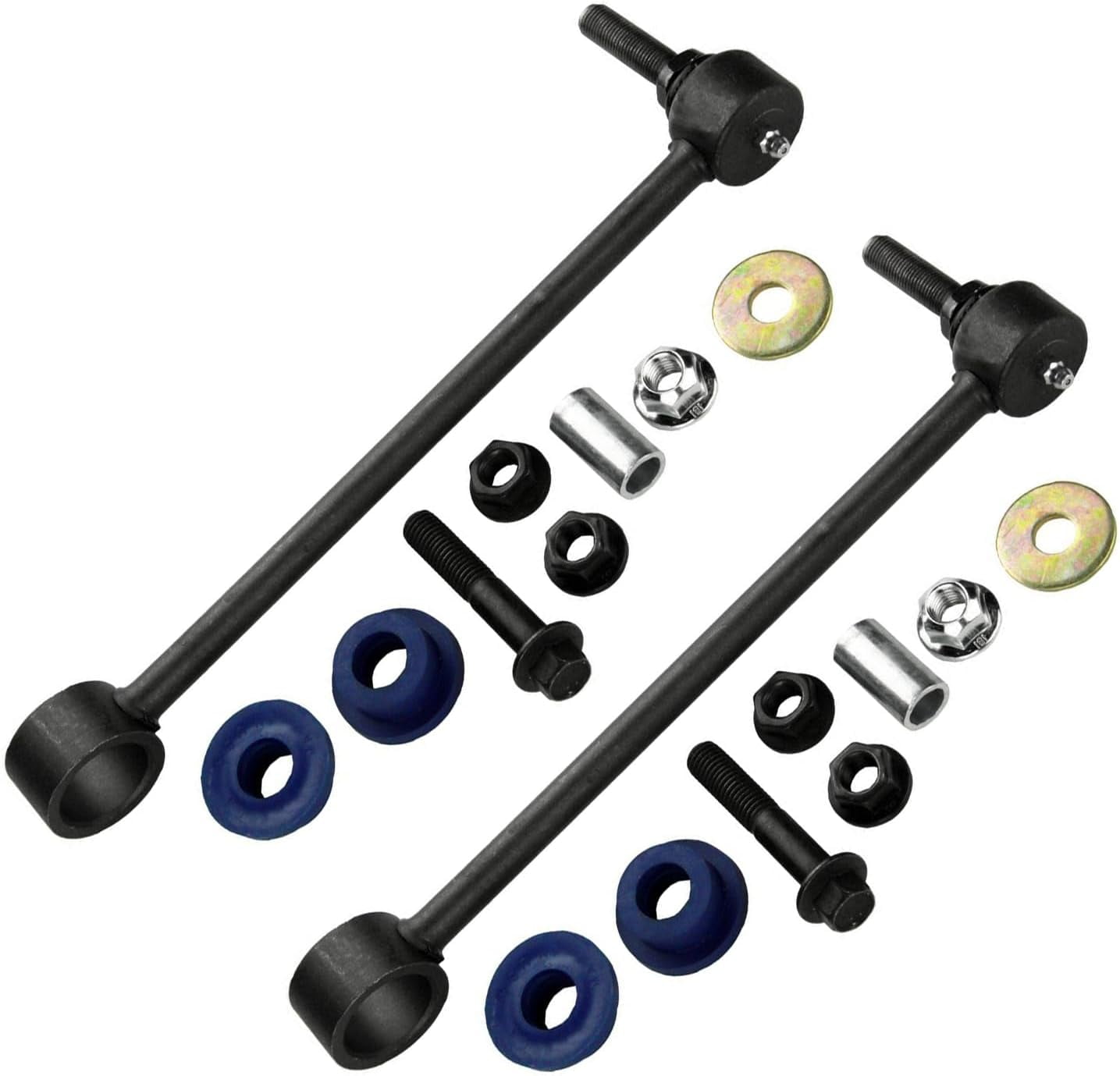 Detroit Axle - Rear Sway Bars for 2008-2012 Jeep Liberty 2007-2011 Dodge Nitro, Stabilizer Sway Bar End Links 2009 2010 Replacement
