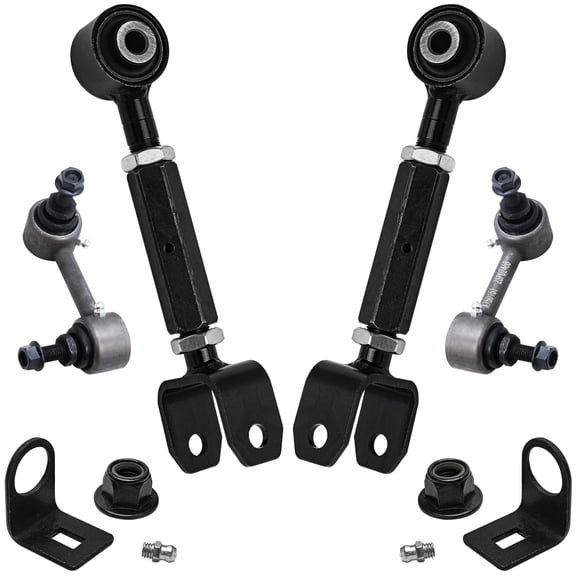 Detroit Axle - Rear Upper Control Arms Sway Bar Ends Replacement for 2007 2008 2009 2010-2016 Honda CR-V
