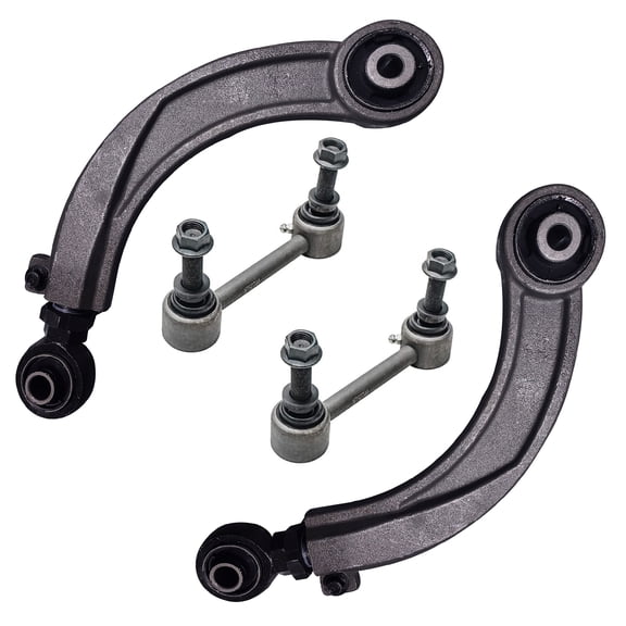 Detroit Axle - Rear Upper Control Arms + Sway Bars Replacement for 2013-2018 Ford Fusion Lincoln MKZ - 4pc Set