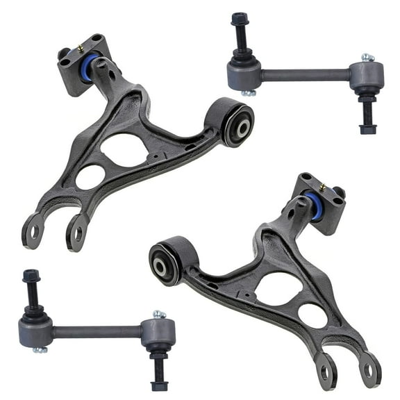 Detroit Axle - Rear Upper Control Arms + Sway Bars Replacement for Ford Explorer Police Interceptor Utility Sedan Taurus Flex Lincoln MKT MKS