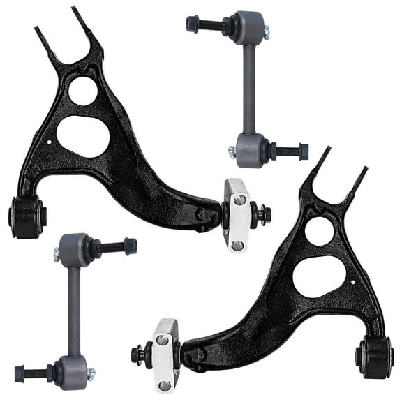 Detroit Axle - Rear Upper Control Arms for 11-18 Ford Explorer, 2010-2018 Taurus Flex, 2 Rear Upper Control Arms Assembly 2 Sway Bars Replacement
