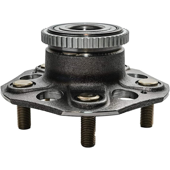 Detroit Axle - Rear Wheel Bearing Hub for 1997-2001 Honda Prelude Wheel Hub Bearing Assembly 1998 1999 2000 Replacement