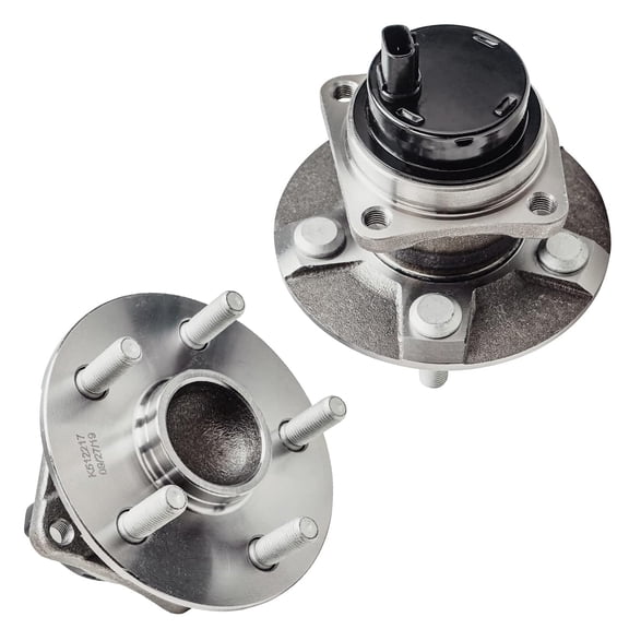 Detroit Axle - Rear Wheel Bearing Hubs for 2003-08 Toyota Corolla Matrix Pontiac Vibe, 04-09 Prius, 05-10 Scion tC, 00-05 Celica, Bearing Hubs Replacement Wheel Bearing and Hubs Set
