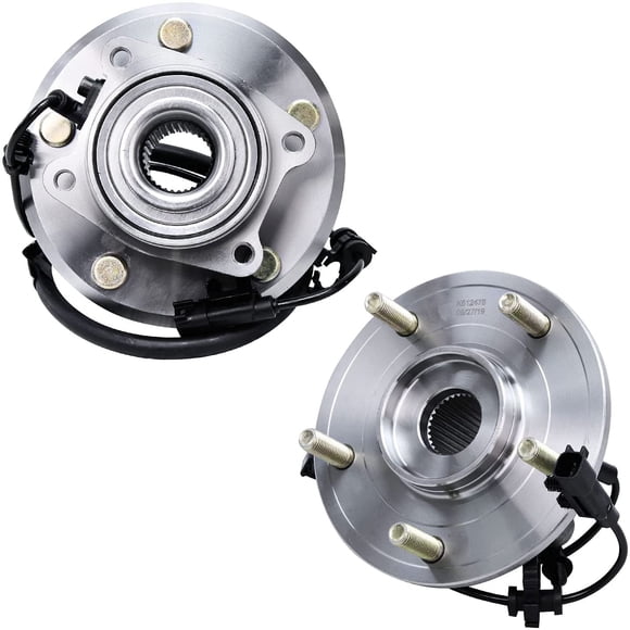 Detroit Axle - Pair Rear Wheel Bearing Hubs Assembly for 2009-2020 Dodge Journey [5 Lugs w/ABS]