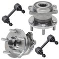 thumbnail image 1 of Detroit Axle - Rear Wheel Bearing Hubs Kit for 2005-2009 Subaru Outback Legacy, 2 Wheel Bearing and Hubs 2 Sway Bar End Links 2006 2007 2008 Replacement, 1 of 5