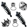 thumbnail image 1 of Detroit Axle - Rear Wheel Bearing Hubs + Struts Kit Replacement for 2006 2007 2008 2009 2010 Ford Explorer Mercury Mountaineer, 1 of 7