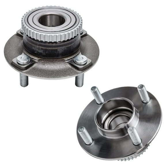Detroit Axle - Rear Wheel Bearing Hubs for 1995-2000 Ford Contour Mercury Mystique 1999-2002 Cougar 2 Wheel Bearing Hubs Assembly Replacement