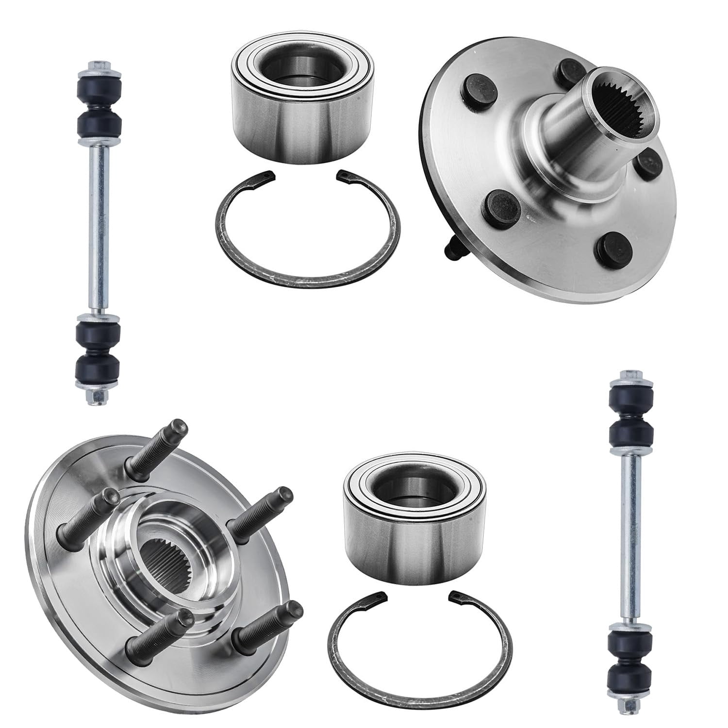 For Explorer Rear End Detroit Axle - Rear Wheel Bearings & Hubs Sway Bars Replacement for ...