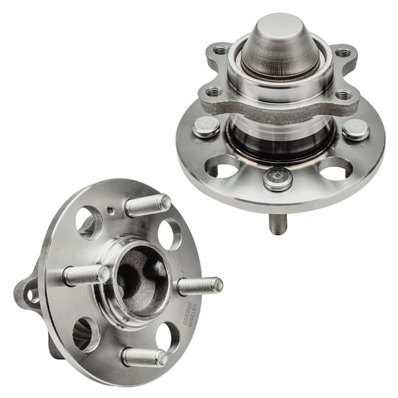 Detroit Axle - Rear Wheel Hub Bearings Assembly Replacement for Hyundai Accent Kia Rio Rio5 Non-ABS Fits select: 2009-2011 HYUNDAI ACCENT GLS, 2007-2008 HYUNDAI ACCENT BASE/GS
