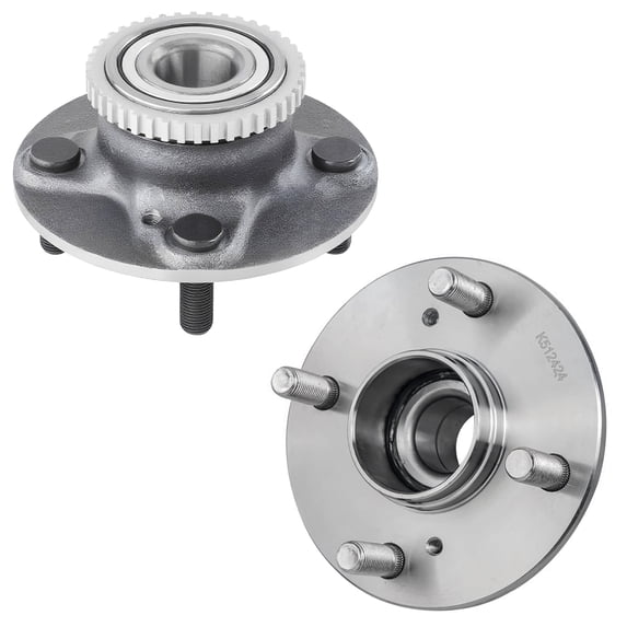 Detroit Axle - Rear Wheel Hub and Bearings Replacement for Suzuki Esteem Aerio Fits select: 2002-2005 SUZUKI AERIO SX, 2001 SUZUKI ESTEEM GL/GLX/GLX SPORT