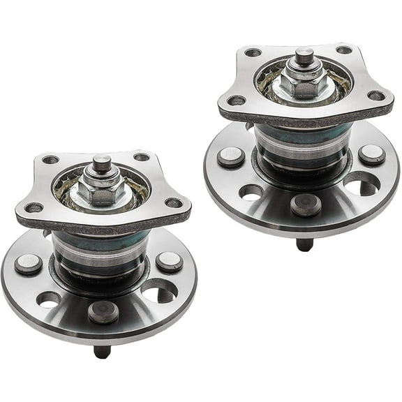 Detroit Axle - Rear Wheel Hub & Bearings Replacement for Toyota Corolla Chevrolet Prizm Geo Prizm Fits select: 2001-2002 TOYOTA COROLLA CE/LE/S, 1998-2000 TOYOTA COROLLA VE/CE/LE