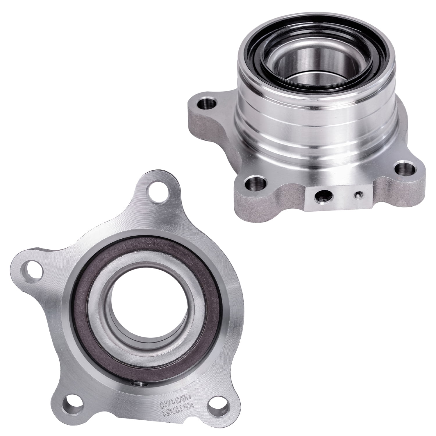 Detroit Axle Rear Wheel Hub & Bearings Replacement for Toyota Tundra