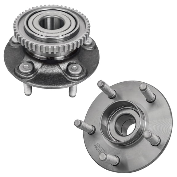 Detroit Axle - Rear Wheel Hub and Bearings Replacement for 1997-2003 Ford Windstar