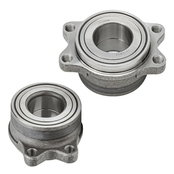 Detroit Axle - Rear Wheel Hub and Bearings Replacement for 2002-2006 Infiniti Q45