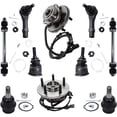 thumbnail image 1 of Detroit Axle Replacement for 02-05 Ford Explorer Mercury Mountaineer Front Wheel Hub Bearings + Outer Tie Rods + Upper Lower Ball Joints + Sway Bars [ 4.0L Engines; 5 Lug W/ ABS] - 10pc Set, 1 of 6
