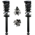 thumbnail image 1 of Detroit Axle Replacement for 1995-2005 Chevrolet Cavalier Pontiac Sunfire 5 Lug w/ABS Rear Complete Strut w/ Coil Spring + Wheel Hub & Bearing Assembly - 4pc, 1 of 7