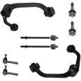thumbnail image 1 of Detroit Axle Replacement for Ford Ranger Mazda B2300 B2500 B3000 B4000 [ 1 Piece Design with Coil Spring Suspension ] Front Upper Control Arm Ball Joint Tie Rods - 8pc, 1 of 2