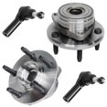 thumbnail image 1 of Detroit Axle Replacement for Ford Taurus / Mercury Sable Front Wheel Hub and Bearing Assembly, Outer Tie Rod Ends 5 Bolt - 4pc Set Fits select: 2000-2001,2003 FORD TAURUS SES, 1 of 6
