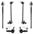 thumbnail image 1 of Detroit Axle Replacement for 2003 - 2008 Pontiac Vibe Toyota Matrix Front Inner Outer Tie Rods Sway Bars - 6pc Set, 1 of 6