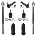 thumbnail image 1 of Detroit Axle Replacement for 2004 - 2008 Chrysler Pacifica Front Lower Ball Joints Inner Outer Tie Rod Ends - 8pc Set, 1 of 7