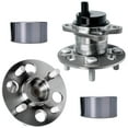 thumbnail image 1 of Detroit Axle Replacement for 2007-2013 Toyota Yaris, 2012-2013 Prius C (4 Wheel ABS) Front Wheel Bearing & Rear Wheel Hub Bearing Assembly - 4pc Set, 1 of 7