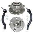 thumbnail image 1 of Detroit Axle Replacement for Volvo V70 (Excludes X/C Models) S80 S60 Front Wheel Bearing & Hubs Assembly + Outer Tie Rods - 4pc Set, 1 of 8