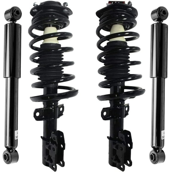 Detroit Axle - Strut Shock kits for 2005-2010 Chevy Cobalt 2006-2011 HHR 2007-2009 Pontiac G5 Complete 2 Front Struts w/Coil Spring 2 Rear Shock Absorbers 2007 2008 2009 Replacement Ready Struts