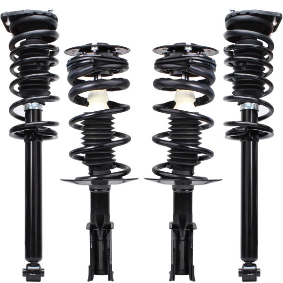 Detroit Axle - Struts for 1999-2005 Chevrolet Cavalier Pontiac Sunfire Complete 4 Struts w/Coil SpringFront Rear 2000 2001 2002 2003 2004 Replacement Quick Install Ready Struts Assembly