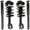 thumbnail image 1 of Detroit Axle - Struts Shocks for 2001-2010 PT Cruiser Complete Front Struts w/Coil Spring Rear Shock Absorbers 2002 2003 2004 2005 2006 2007 2008 2009 Replacement Ready Struts Shocks Assembly, 1 of 7