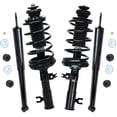 thumbnail image 1 of Detroit Axle - Struts Shocks for 2004-2011 Chevy Aveo, 2006-11 Aveo5, 2005-2008 Pontiac Wave, 09-10 G3 Complete 2 Front Struts w/Coil Spring 2 Rear Shock Absorbers 2007 2009 2010 Replacement Struts, 1 of 7