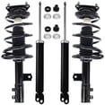 thumbnail image 1 of Detroit Axle - Struts Shocks for 2007-2010 Hyundai Elantra, Complete 2 Front Struts with Coil Spring 2 Rear Shock Absorbers 2008 2009 Assembly, 1 of 7