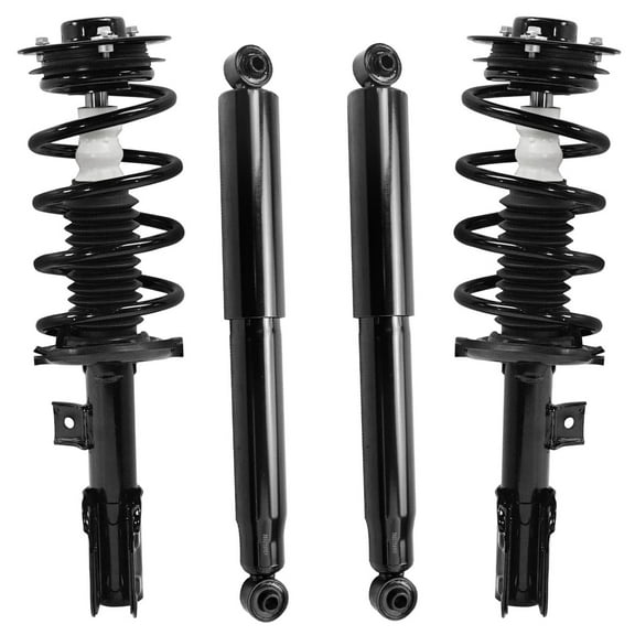 Detroit Axle - Struts Shocks for 2010-2017 GMC Terrain 2012 Chevy Captiva Sport, 2 Front Struts with Coil Spring Assembly 2 Rear Shock Absorbers 2011 2012 2013 2014 2015 2016 Replacement Suspension