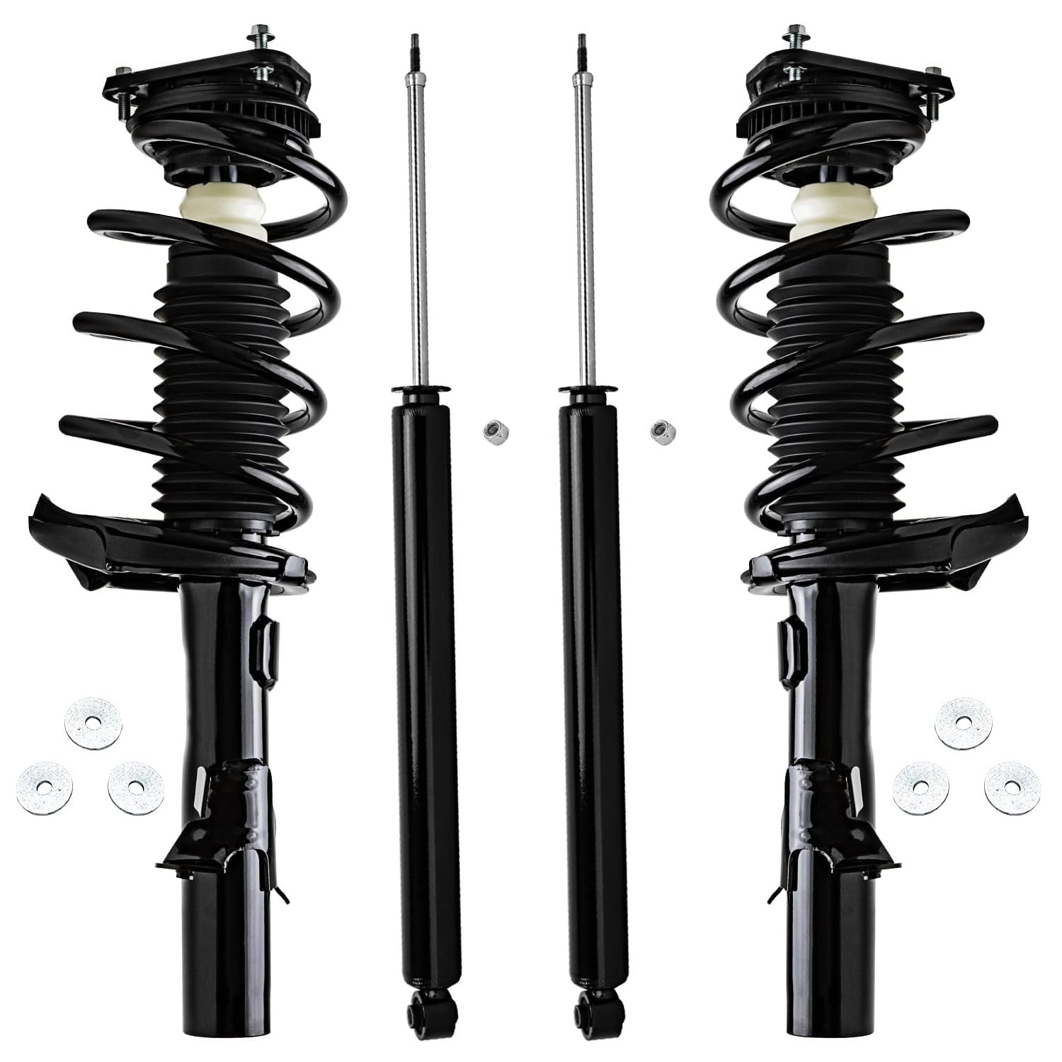 Detroit Axle - Struts Shocks for 2012 2013 Ford Focus Complete 2 Front ...