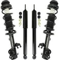 thumbnail image 1 of Detroit Axle - Struts Shocks for 2012-2020 Nissan Versa 2014-2019 Versa Note, 2 Front Struts with Coil Spring Assembly 2 Rear Shock Absorbers 2015 2016 2017 2018 Replacement Suspension Kit, 1 of 3