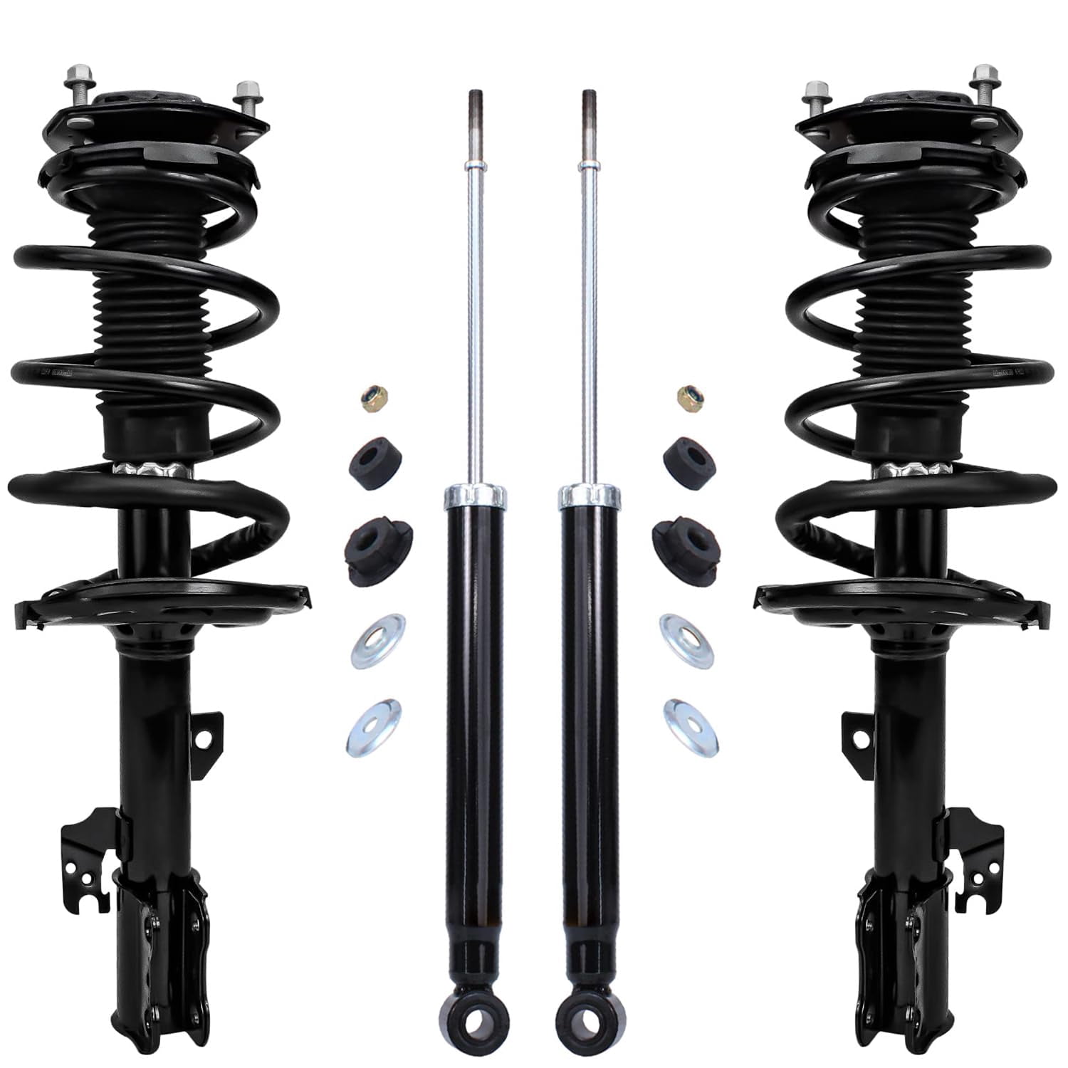 Detroit Axle - Struts Shocks Kit for Toyota 2007-2010 Sienna 2 Front ...