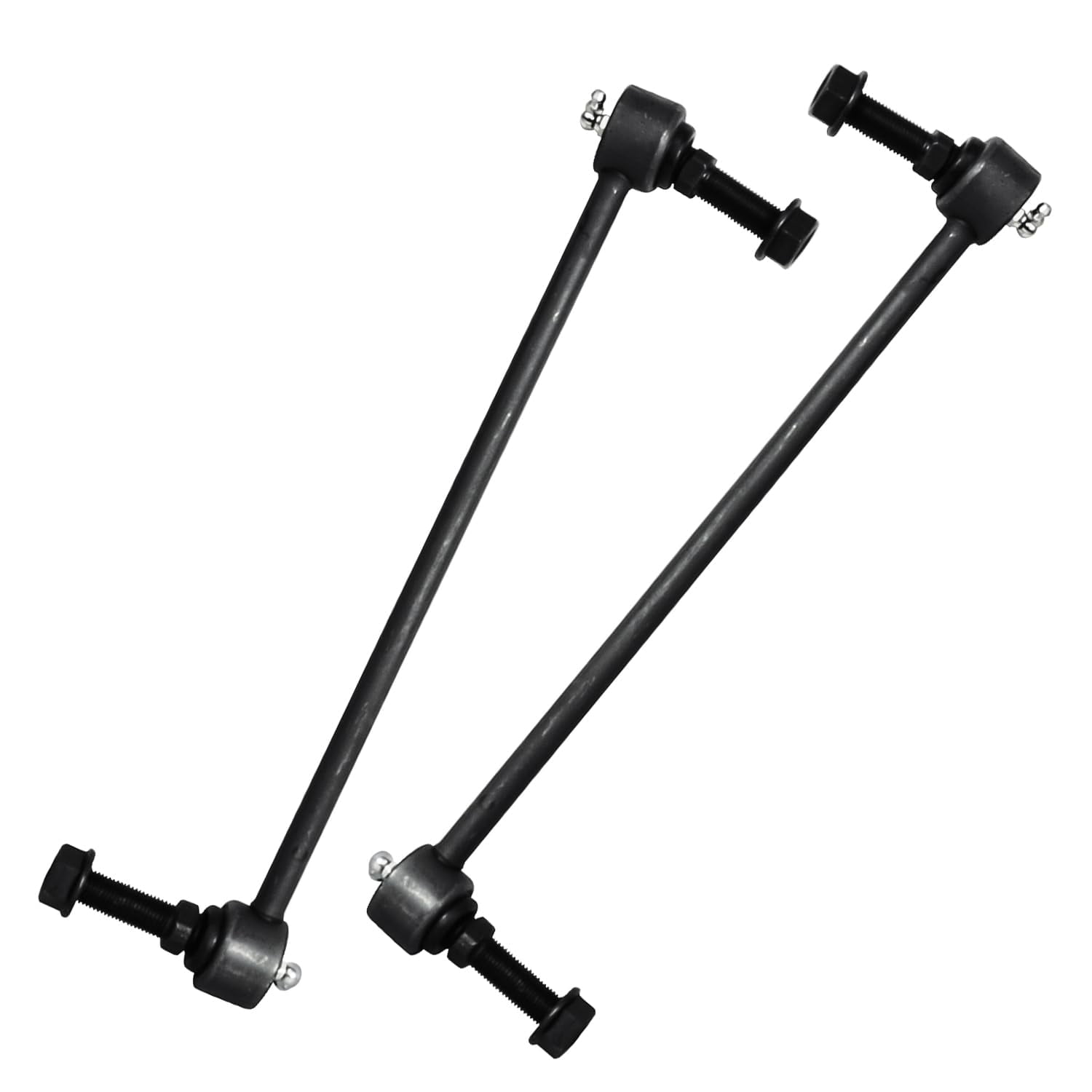 Detroit Axle - 2 Front Sway Bars for 2011-2019 Ford Explorer 2013-2019 Police Interceptor Utility, 2 Stabilizer Sway Bar End Links 2014 2015 2016 2017 2018 Replacement