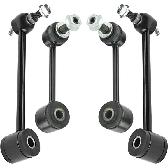 Detroit Axle - Sway Bars for Jeep 2007-2017 Wrangler 2018 Wrangler JK, 4 Front and Rear Stabilizer Sway Bar End Links Replacement