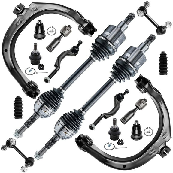Detroit Axle - 16pc 4WD Front Suspension Kit for Chevy Trailblazer GMC Envoy Buick Rainier
