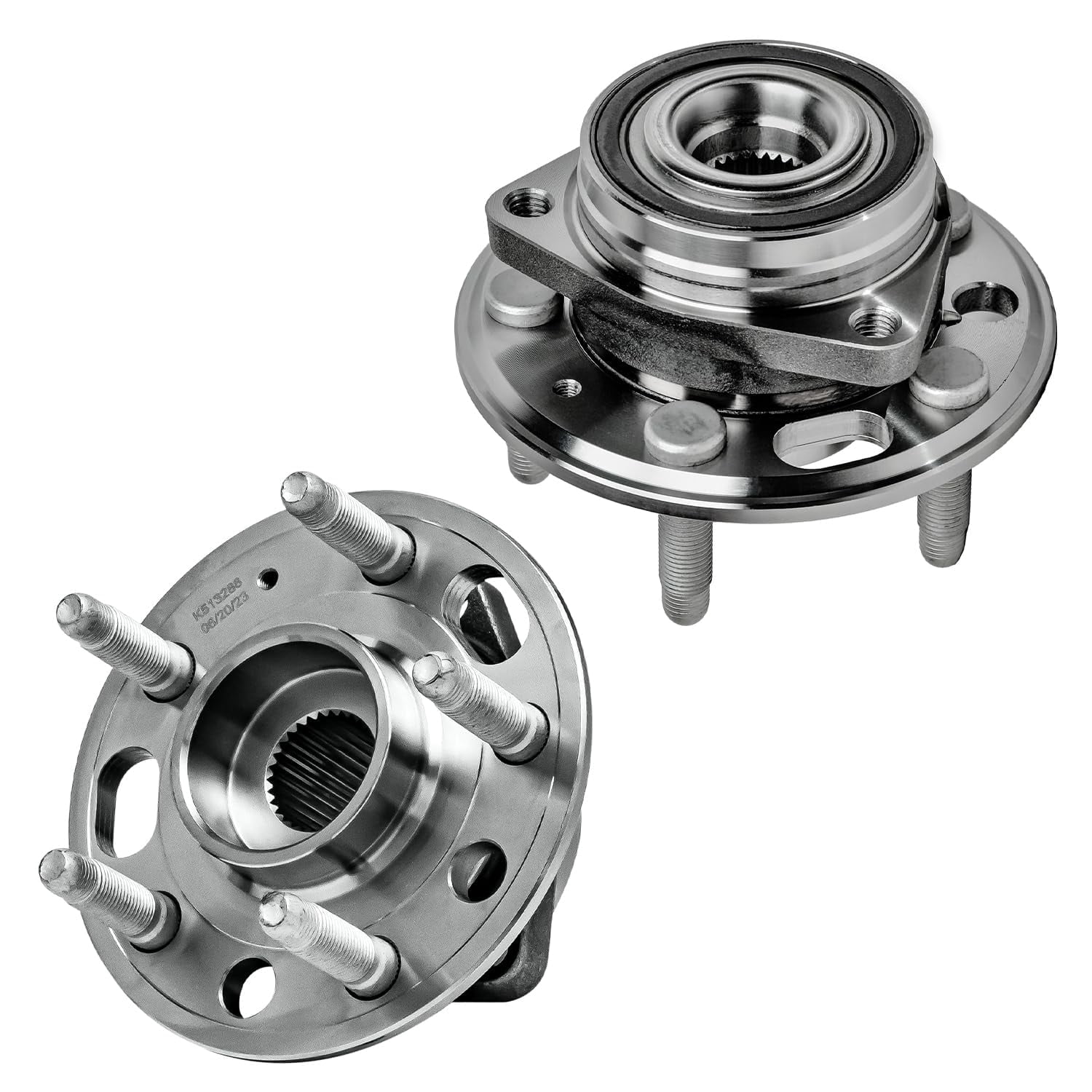 Detroit Axle - Pair Front or Rear Wheel Bearing Hub Assembly for Chevy Impala 2014-2017 Malibu 2013-2015, for Cadillac CTS XTS 13-17, for Buick Lacrosse Regal 11-17, GMC Terrain 10-17, 5 Lugs