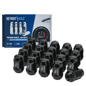 Detroit Axle - Wheel Lug Nuts for 2009-2012 Dodge Grand Caravan Chrysler Town & Country Volkswagen Routan, 20 Wheel Lug Nuts 2009 2010 2011 2012 Replacement